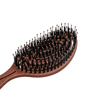 KOSMO SHTUCHKI Расческа KosmoShtuchki спиральная комбинированная, мокко, фото 3