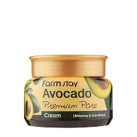 FARMSTAY Крем осветляющий для лица с экстрактом авокадо / AVOCADO PREMIUM PORE CREAM 100 мл, фото 1