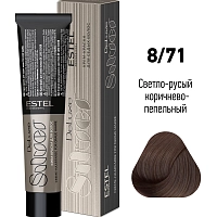 ESTEL PROFESSIONAL 8/71 краска для волос, светло-русый коричнево-пепельный / De Luxe Silver 60 мл, фото 2