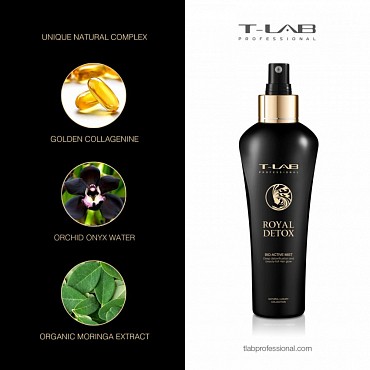 T-LAB PROFESSIONAL Спрей биоактивный для волос с детокс-эффектом / Royal Detox Bio-active mist 150 мл