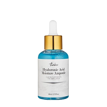 Сыворотка увлажняющая с гиалуроновой кислотой / Thinkco Hyaluronic Acid Moisture Ampoule 80 мл