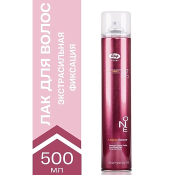 LISAP MILANO Лак нормальной фиксации для укладки волос / One Natural Hold LISYNET 500 мл, фото 4