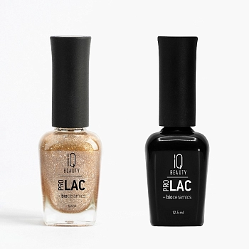IQ BEAUTY 104 лак для ногтей укрепляющий с биокерамикой / Nail Polish PROLAC+bioceramics 12,5 мл, фото 6