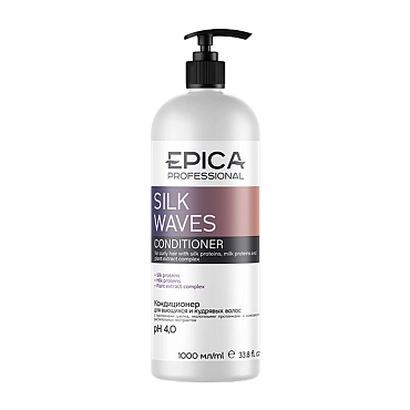 EPICA PROFESSIONAL Кондиционер для вьющихся и кудрявых волос / Silk Waves 1000 мл, фото 1