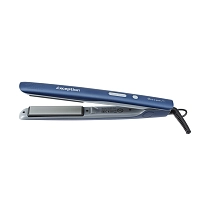 Щипцы для выпрямления волос Exception синие, с терморегулятором, титаново-турмалиновое покрытие, 23 х 87 мм, 40 Вт, DEWAL PROFESSIONAL