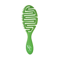 Расческа для волос, зеленая / Spin Brush Green, VON-U