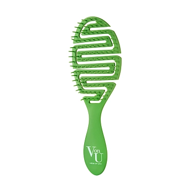 VON-U Расческа для волос, зеленая / Spin Brush Green
