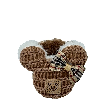 Резинка для волос Мики коричневый 1шт