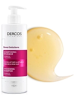 VICHY Шампунь уплотняющий для истонченных и ослабленных волос / Dercos Densi-Solutions 400 мл, фото 3