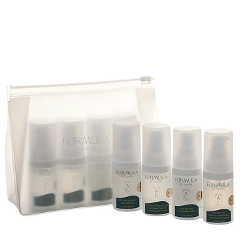 Набор миниатюр анти-акне (мусс 15 мл + тонер 15 мл + сыворотка 15 мл + флюид 15 мл) ANTI-ACNE, FORMULA DR. LYUTER