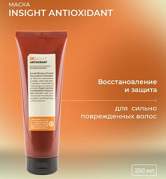 INSIGHT Маска антиоксидант для перегруженных волос / ANTIOXIDANT 250 мл