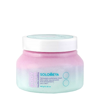 Скраб солевой для тела Ванильный пудинг / Unicorn salt body scrub Vanilla pudding 320 гр