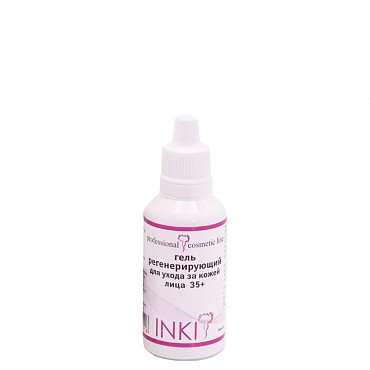 INKI Гель регенерирующий для ухода за кожей лица 35+ / regenerating gel with HA & collagen 35+ 30 мл