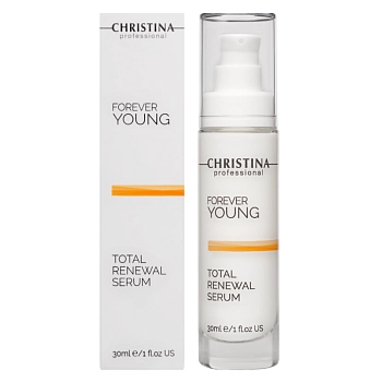 CHRISTINA Сыворотка омолаживающая Тоталь (шаг 1) / Total Renewal Serum Forever Young 30 мл, фото 3