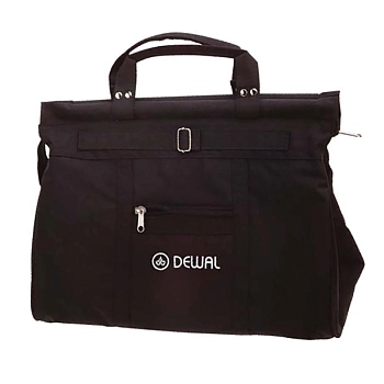 DEWAL PROFESSIONAL Сумка-саквояж для парикмахерских инструментов, полимерный материал, черная 40х30х22 см, фото 2