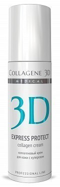 MEDICAL COLLAGENE 3D Крем с коллагеном и софорой японской для лица / Express Protect 150 мл проф.