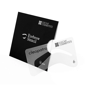 LUCAS COSMETICS Набор трафаретов для бровей 6 шт, фото 2