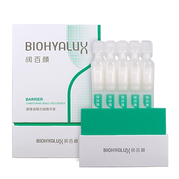 BIOHYALUX Сыворотка для глубокого восстановления и увлажнения с гиалуроновой кислотой / Biohyalux HA Barrier Conditioning Single Use Essence 30*1,5 мл, фото 3