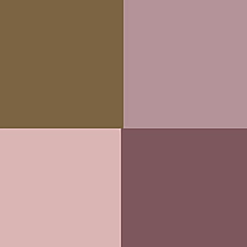 LARTE DEL BELLO Палетка теней, 07 оливково-коричневая / QUADRO ELEGANTO give a glam 8 гр, фото 3