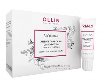 OLLIN PROFESSIONAL Сыворотка энергетическая Плотность волос / Energy Serum Hair Density BioNika 10*15 мл