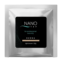 Хна для бровей в саше, светло-коричневый / NanoTap light brown 10 гр, NANO TAP