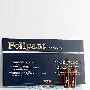DIKSON Комплекс с плацентарными и растительными экстрактами / POLIPANT COMPLEX 12*10 мл, фото 4