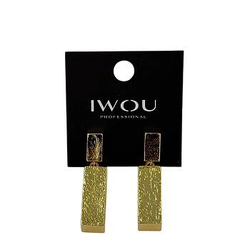 Серьги Слиток золота, IWOU PROFESSIONAL