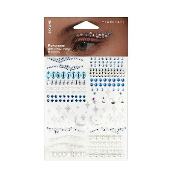 Кристаллы на клейком слое / CRYSTAL Skyline 1 шт, MIAMITATS