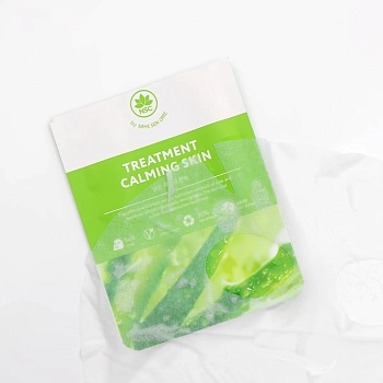 NAME SKIN CARE Маска тканевая заживляющая и успокаивающая для лица / NSC 22 гр, фото 3