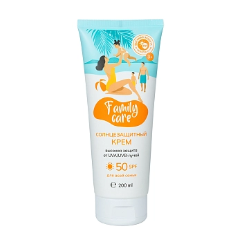 DIGIDON Крем солнцезащитный водостойкий для всей семьи SPF 50 с натуральными маслами и экстрактами / Digidon  Family Care 200 мл, фото 1