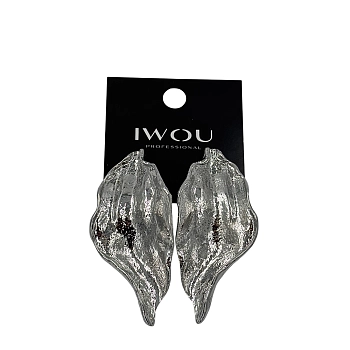 Серьги Крылья ангела серебро