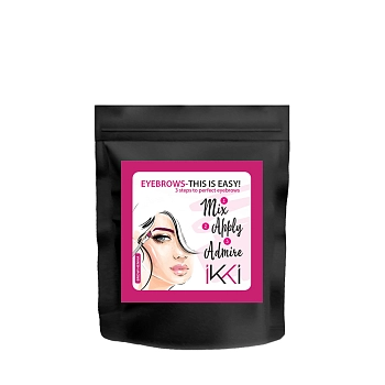 LUCAS COSMETICS Набор для окрашивания бровей, шоколадный брауни / IKKI 123, фото 2