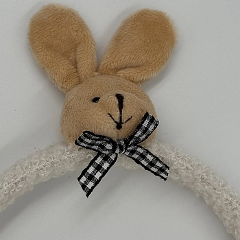 IWOU PROFESSIONAL Ободок для волос Зайки белый 1 шт, фото 2