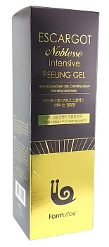 FARMSTAY Гель отшелушивающий с муцином королевской улитки / ESCARGOT NOBLESSE 180 мл, фото 2