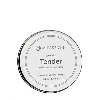 MIPASSIONcorp Духи твердые, шафран, ваниль, амбра / Tender MiPASSiON 50 мл, фото 1