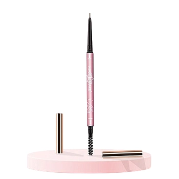 MAKE U MAKE Карандаш выдвижной ультра-тонкий для бровей для шатенок и русых, серо-коричневый натуральный / BrowMatic Taupe 3,2 гр, фото 2