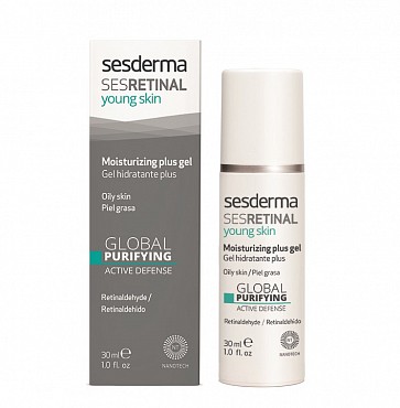SESDERMA Гель увлажняющий для молодой кожи лица с усиленной формулой / SESRETINAL YOUNG SKIN Moisturizing plus gel 30 мл