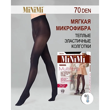MINIMI Колготки 3D MAXI Nero 6 (XXL) / MULTIFIBRA 70