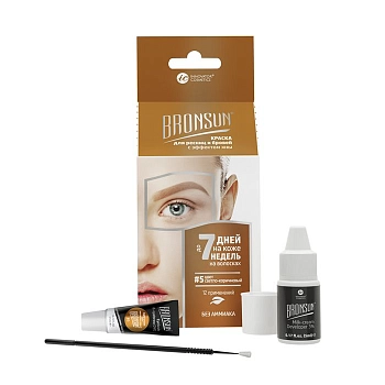 Набор для домашнего окрашивания, светло-коричневый / BRONSUN #5