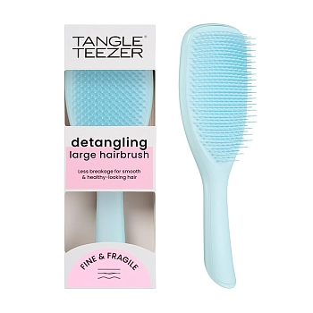 TANGLE TEEZER Расческа для волос / The Large Ultimate Detangler Fine & Fragile Seafoam Blue, фото 6