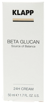 KLAPP Крем-уход 24 часа для лица / BETA GLUCAN 50 мл, фото 2