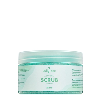 Скраб-суфле увлажняющий для тела с ароматом мяты / Jully Bee 300 гр
