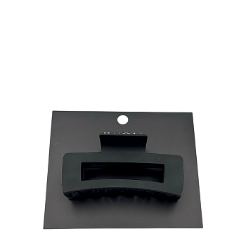 Краб для волос средний Прямоугольник черный 1шт