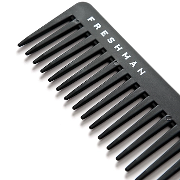 FRESHMAN Расческа-гребень для моделирования и стрижки, 032 / Collection Carbon