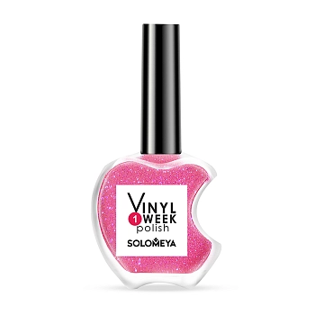 SOLOMEYA 22 лак недельный для ногтей / One Week Vinyl Polish Pink Pearl 13 мл, фото 1