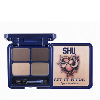 SHU Палетка для макияжа бровей, №201 классический коричневый / Art Of Brown 4,4 гр, фото 3