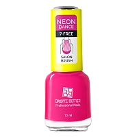 BRIGITTE BOTTIER 259 лак для ногтей с эффектом гелевого покрытия, розовый взрыв / NEON DANCE Gel Formula 12 мл, фото 1
