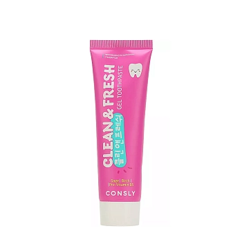 Паста зубная гелевая для защиты дёсен и зубов с экстрактами шалфея, березы и провитамином B5 / Consly Clean&Fresh 105 гр
