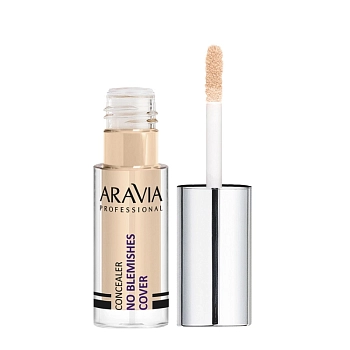 ARAVIA Professional Консилер стойкий водоотталкивающий для коррекции несовершенств, 03 / concealer NO BLEMISHES COVER 5 мл, фото 3