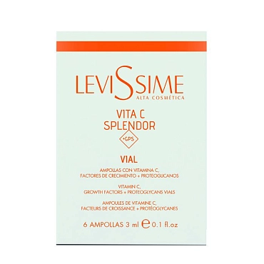 LEVISSIME Концентрат в ампулах с витамином С и протеогликанами / Vita C Splendor + GPS Vial 6 шт х 3 мл
